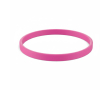 Custom made siliconen polsband voor evenementen, personaliseerbaar kleur neon fuchsia