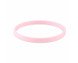 Custom made siliconen polsband voor evenementen, personaliseerbaar kleur lichtroze