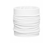 100% personaliseerbare nekwarmer van polyester kleur wit