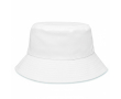 Reversibele polyester muts 260 g/m², op maat gemaakt in diverse maten kleur wit