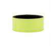 Reflecterende polsband zilver of geel, te bedrukken kleur neon geel