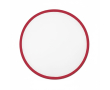Opvouwbare frisbee met gekleurde rand, 100% te personaliseren kleur bordeaux