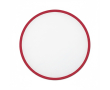 Opvouwbare frisbee met gekleurde rand, 100% te personaliseren kleur donkerrood