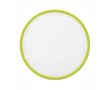 Opvouwbare frisbee met gekleurde rand, 100% te personaliseren kleur limoen groen