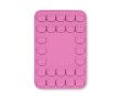 Op maat gemaakte zelfklevende hoes voor telefoon met 26 zuignappen kleur neon roze