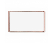 Op maat gemaakte rechthoekige ijzeren pin om te personaliseren kleur rose gold