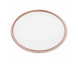 Op maat gemaakte ovale metalen pin om in kleur te personaliseren kleur rose gold
