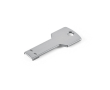 Aluminium USB in sleutelvorm, diverse kleuren kleur glanzend zilver