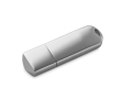 USB met aluminium behuizing, chroomkleur kleur zilver