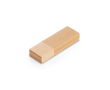 USB met bamboehouten behuizing en afsluitdop kleur naturel