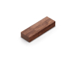USB van walnoothout met afsluitdop kleur donker hout