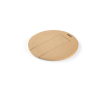 Ronde USB van tarwevezel en kunststof kleur naturel