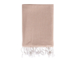 Pareo handdoek van katoen en polyester in één kleur 170 g/m² kleur beige