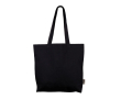 Tas van 100% katoen met binnenvak 140 g/m² kleur zwart