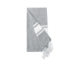 Pareo van gerecycled katoen en polyester in diverse kleuren 150 g/m² kleur grijs