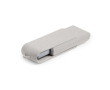 Draaibare USB-stick van tarwestro kleur wit