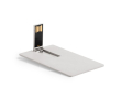 USB-kaart van tarwestro met logo kleur beige