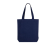 Tas van gerecycled katoen in neutrale kleuren 320 g/m² kleur marineblauw