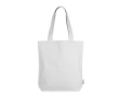 Tas van gerecycled katoen in neutrale kleuren 320 g/m² kleur wit