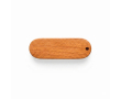 Draaibare slanke USB met houten behuizing kleur donker hout