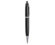 Elegante USB-pen met touchpointer kleur zwart