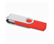 USB met dubbele aansluiting USB en Micro-USB kleur rood