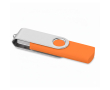 USB met dubbele aansluiting USB en Micro-USB kleur oranje