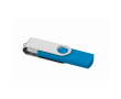USB met dubbele aansluiting USB en Micro-USB kleur lichtblauw