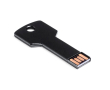 Metalen USB 3.0 stick in sleutelvorm kleur zwart