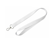 RPET-lanyard in full colour, op maat gemaakt, gemaakt in Europa kleur wit