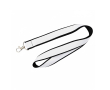 Dubbel-laags lanyard in full colour, op maat gemaakt in Europa kleur zwart