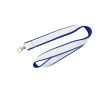 Dubbel-laags lanyard in full colour, op maat gemaakt in Europa kleur blauw