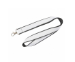 Dubbel-laags lanyard in full colour, op maat gemaakt in Europa kleur grijs
