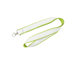 Dubbel-laags lanyard in full colour, op maat gemaakt in Europa kleur limoen groen