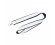 Dubbel-laags lanyard in full colour, op maat gemaakt in Europa kleur donkerblauw
