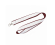 Dubbel-laags lanyard in full colour, op maat gemaakt in Europa kleur granaat