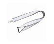 Dubbel-laags op maat gemaakte lanyard met veiligheidssluiting kleur grijs