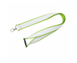 Dubbel-laags op maat gemaakte lanyard met veiligheidssluiting kleur limoen groen