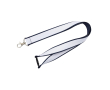 Dubbel-laags op maat gemaakte lanyard met veiligheidssluiting kleur donkerblauw