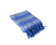Gestreepte pareo van gerecycled katoen voor het strand, 340 g/m² kleur blauw