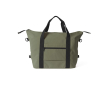 Polyester reistas, ideaal voor reizen of sport, met trolleylus kleur groen
