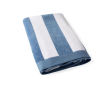Strandhanddoek van absorberend katoen 420 g/m² en 80x160 cm kleur blauw