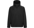 Gewatteerde sportieve thermoparka met reflectiedetails Roly Emin kleur zwart