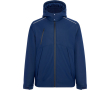 Gewatteerde sportieve thermoparka met reflectiedetails Roly Emin kleur marineblauw