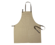 Canvas schort van katoen met meerdere zakken, 340 g/m² kleur khaki