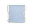 Rugzakje van gerecycled katoen met logo, 120 gr/m2 Recycled Cotton kleur lichtblauw