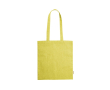Resistente gekleurde gerecyclede katoenen tas 8kg 120 g/m2 Eco Recycle kleur geel