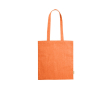 Resistente gekleurde gerecyclede katoenen tas 8kg 120 g/m2 Eco Recycle kleur oranje
