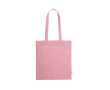 Resistente gekleurde gerecyclede katoenen tas 8kg 120 g/m2 Eco Recycle kleur roze