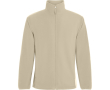 Unisex fleecejack met hoge kraag 300 g/m2 Roly Direct kleur zand